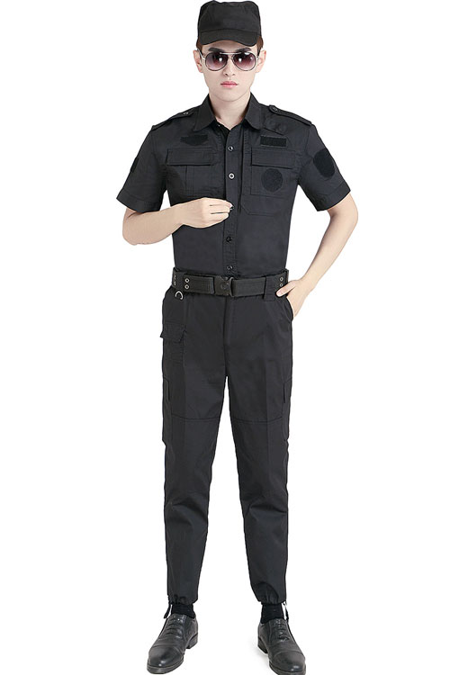 新款夏季保安執勤作訓工作服套裝